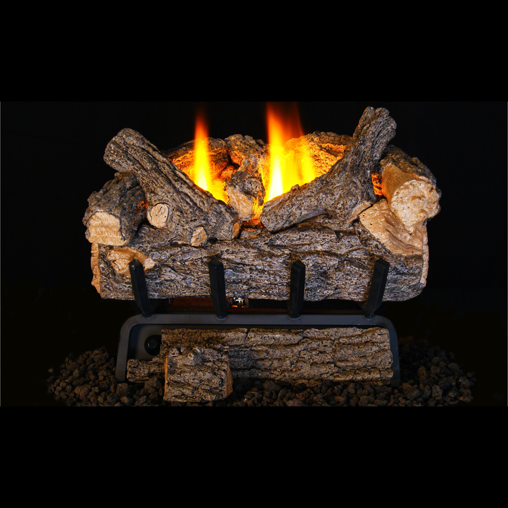 RealFyre VO8E-24 24'' Valley Oak Vent Free Gas Log Set