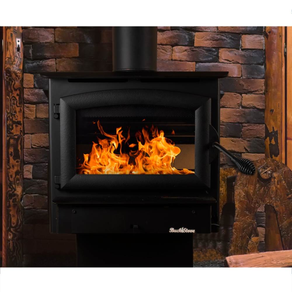 Buck Stove FP91 Model 91 FreeStanding Catalytic Wood Stove w/Black Door
