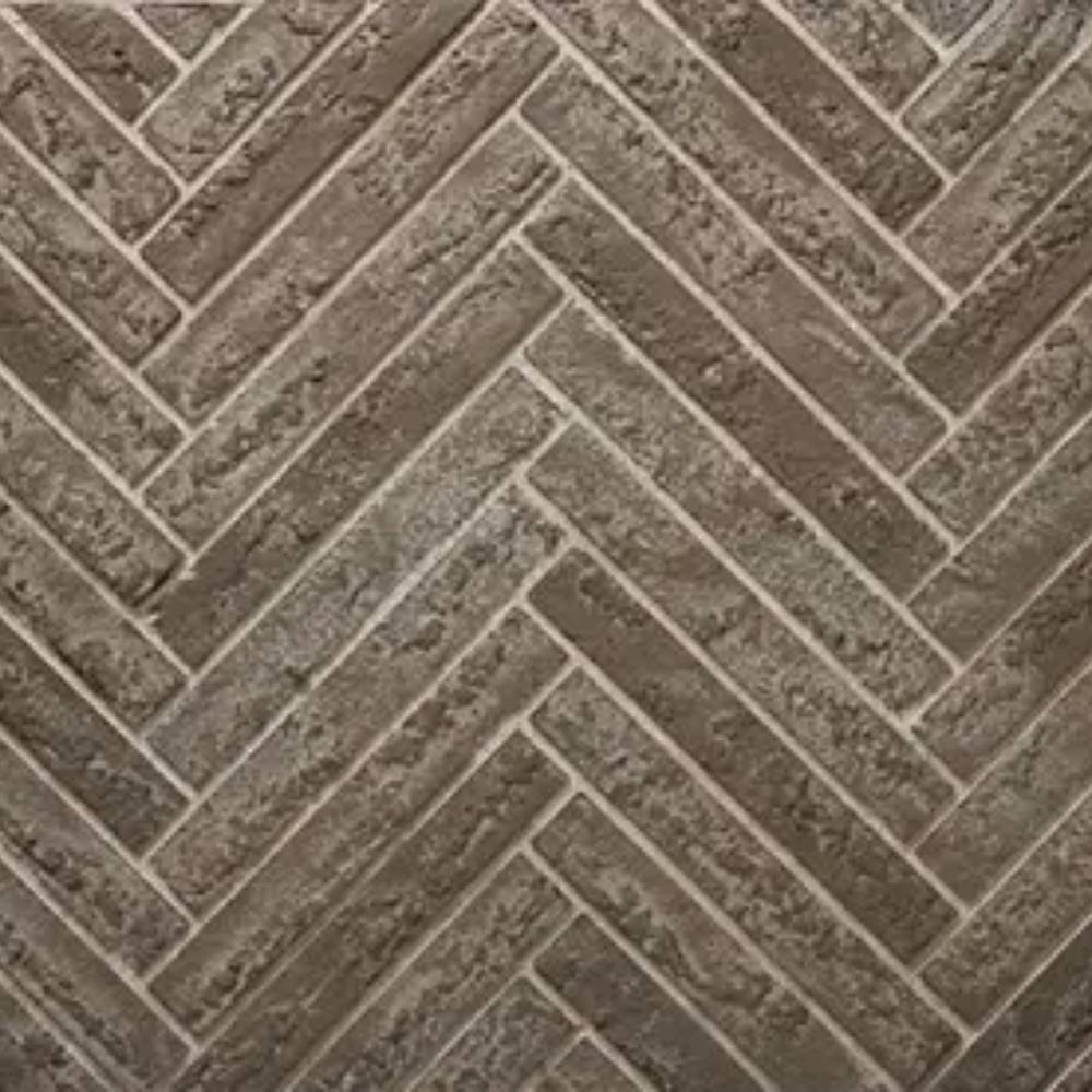 Majestic ODCOUG-36GHR Gray Herringbone Refractory for Courtyard Outdoor Fireplace