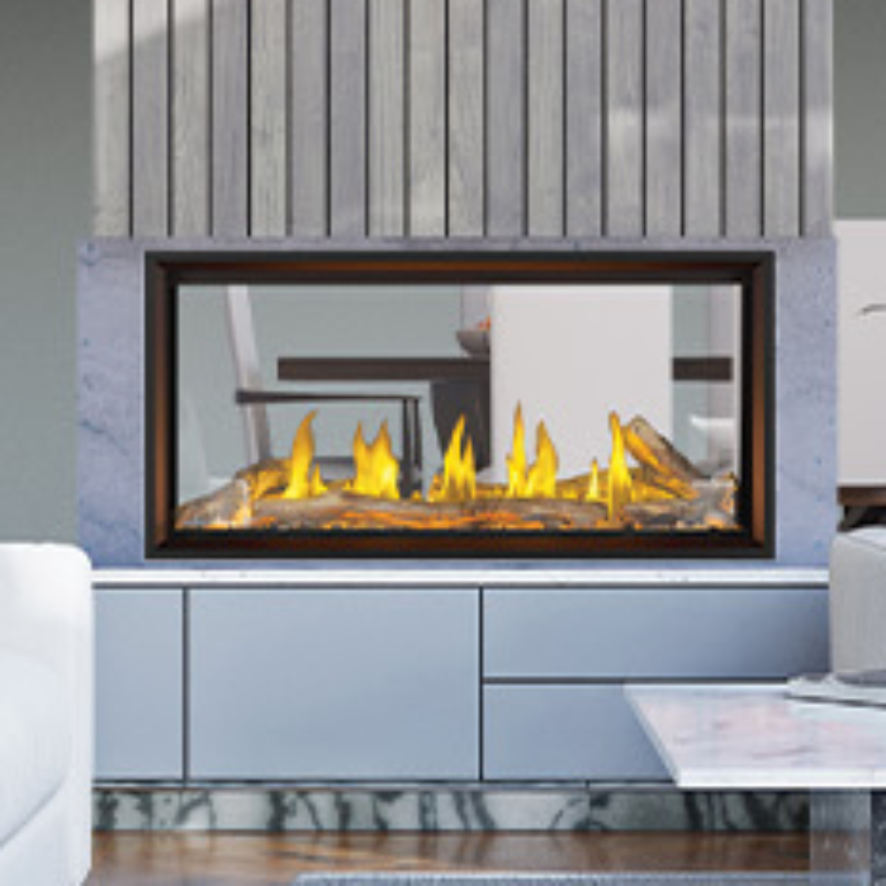 Napoleon LV50N2-2 Vector 50 See Through Direct Vent Natural Gas Fireplace w/Electronic Ignition