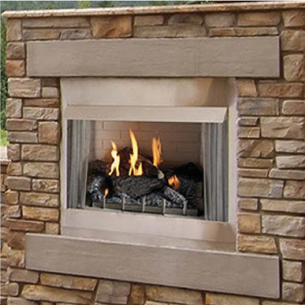 Empire OP42FP32MN Carol Rose Coastal Collection Premium 42" MV Nat-Gas Outdoor Fireplace