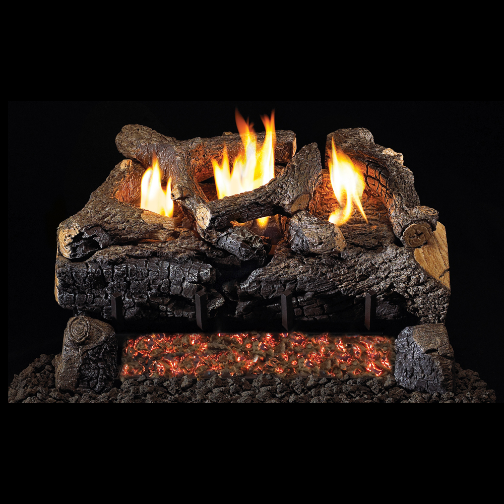 RealFyre ECV-30 30" Evening Fyre Charred G18 Vent-free Log Set