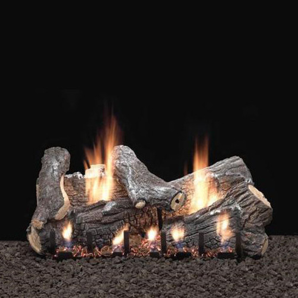 Empire VFSUR18N 18" Vented Slope Glaze Vista Multi-Sided Nat-Gas Burner w/Millivolt with On/Off Switch