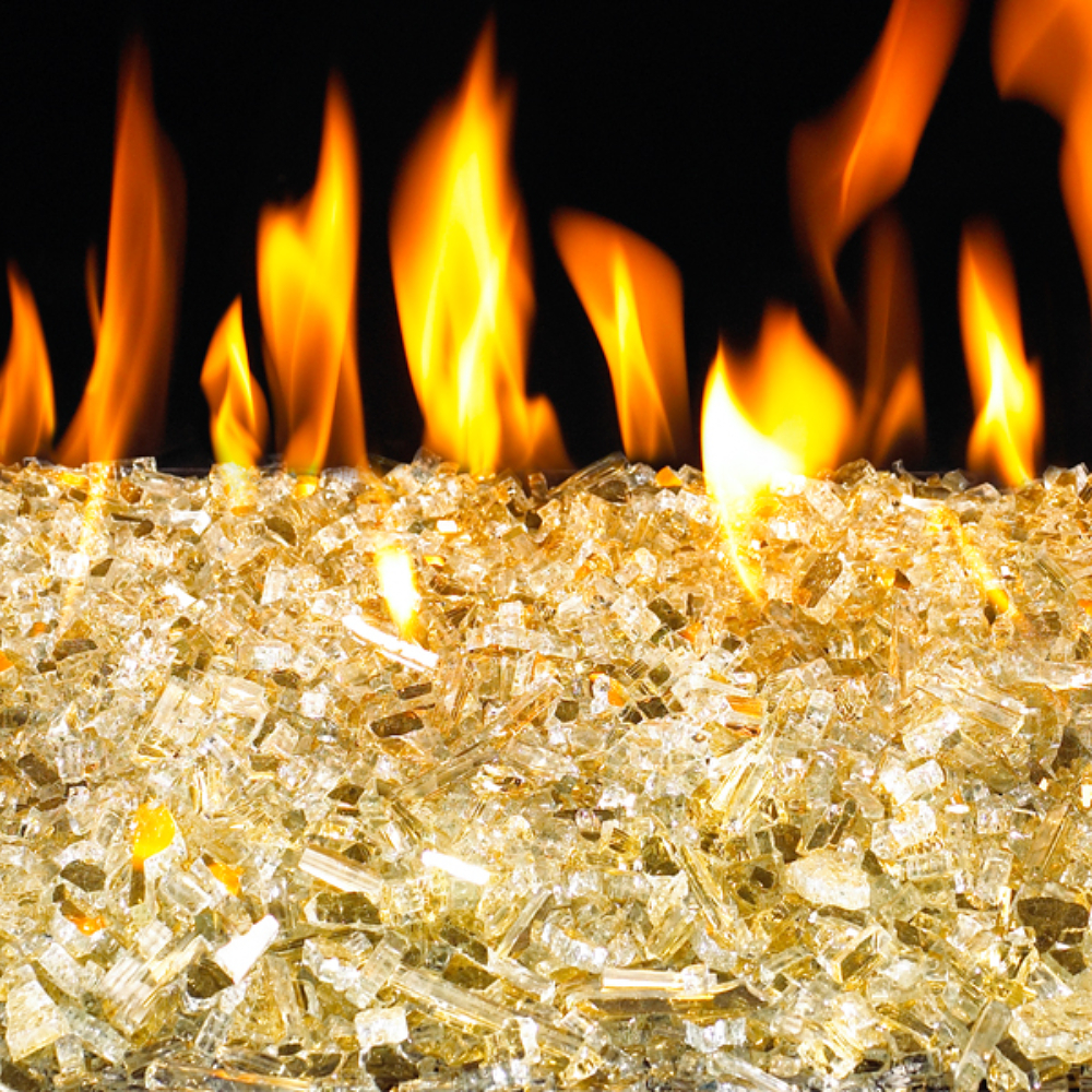 RealFyre GL-10J-HR Glass, Gold Rflctv, Jar