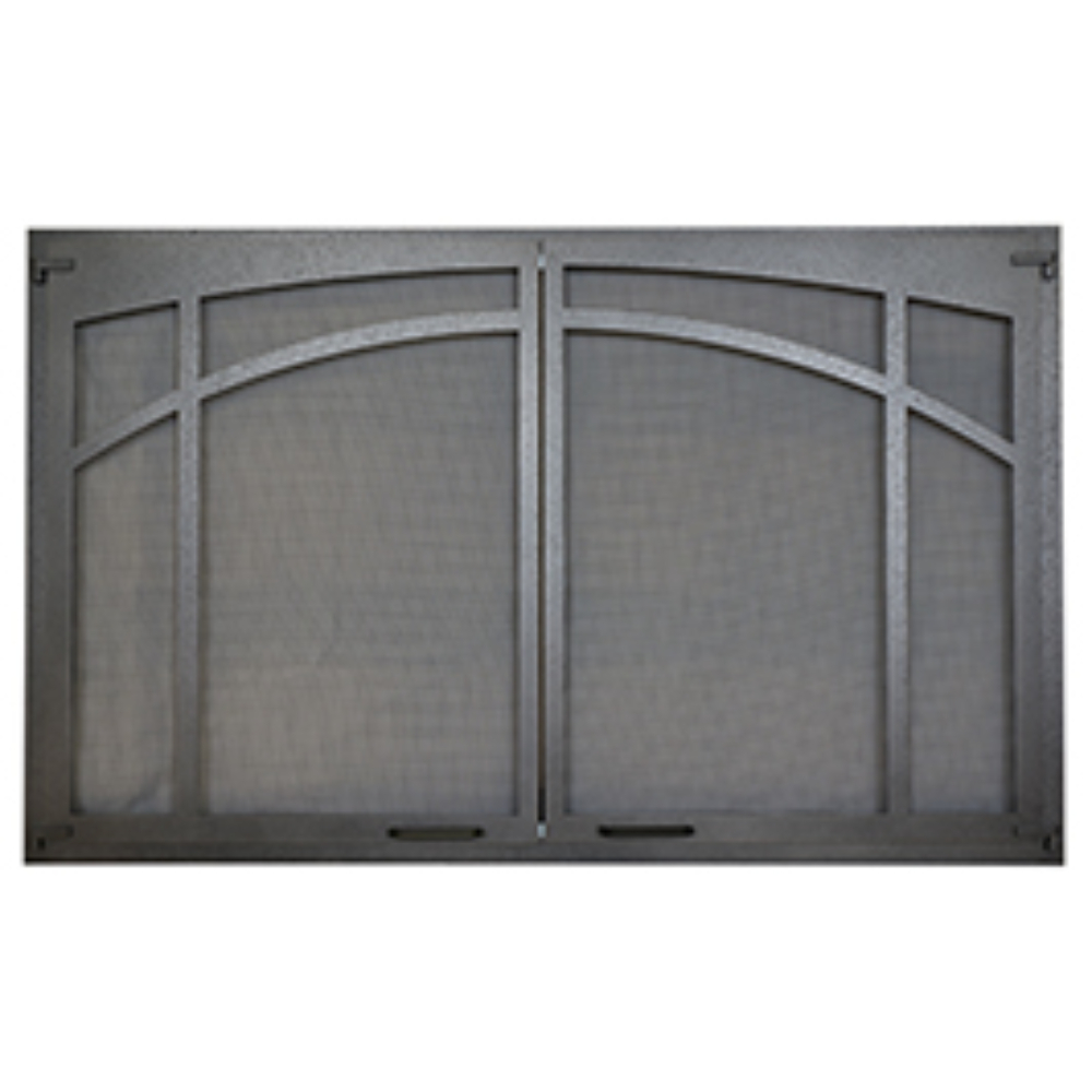IHP Superior ASD3624-TI Arched Screen Door, Textured Iron H1959