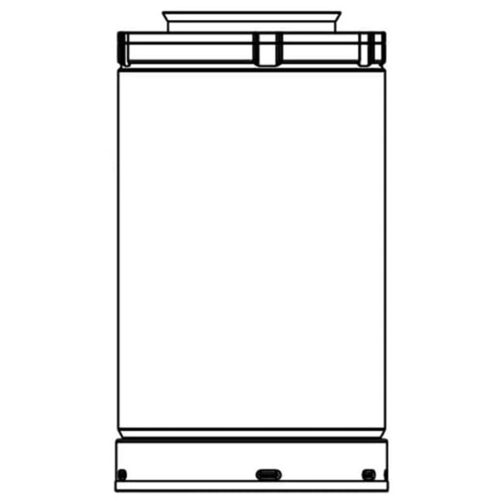 Majestic SLP24-BK 24" (610mm) pipe length-Black