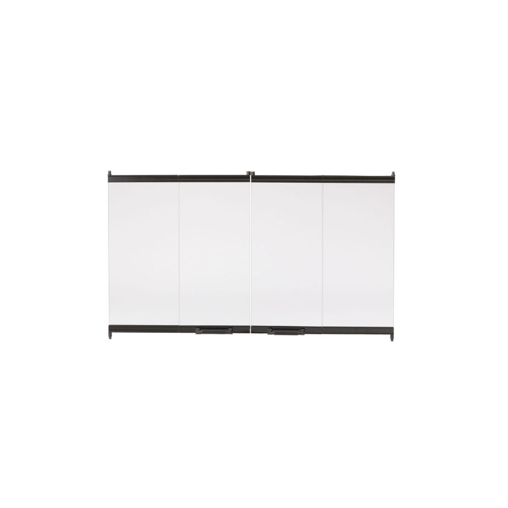 Majestic DM1742 Original bi-fold glass doors with black trim