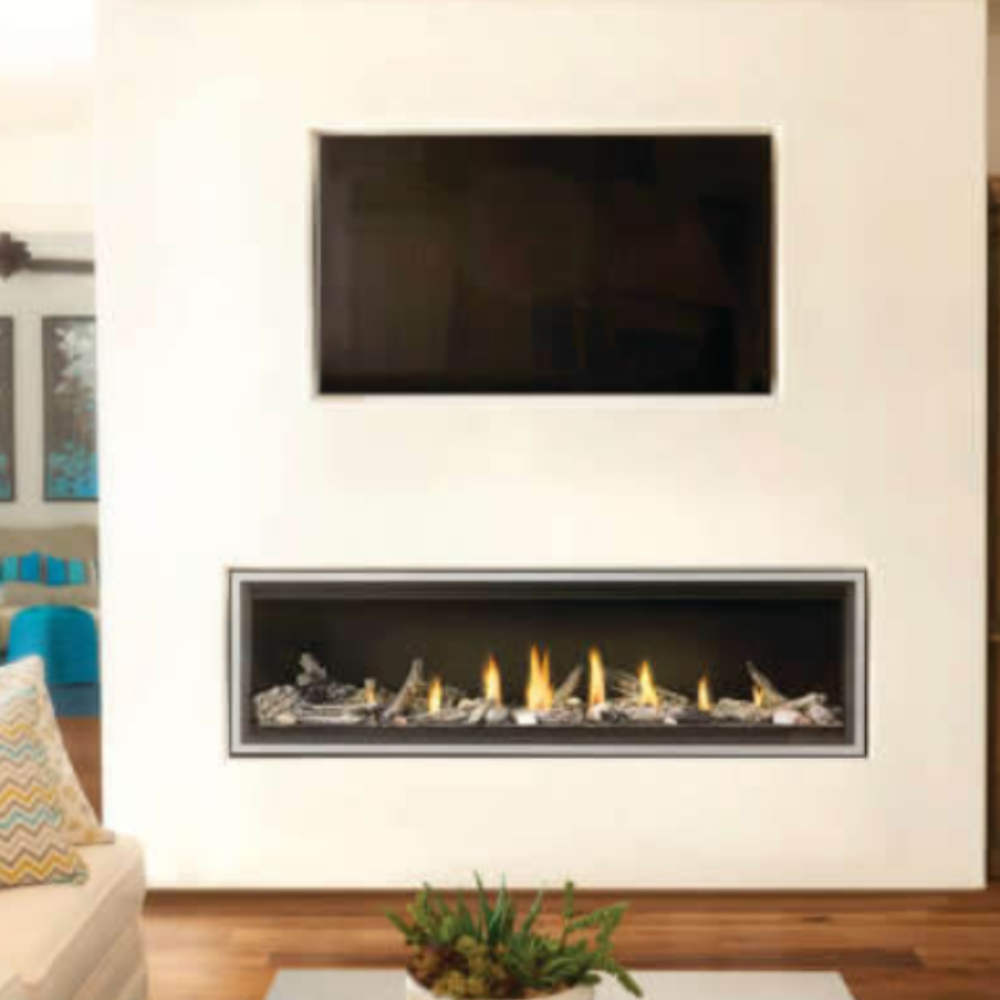 Napoleon LV62N Vector 62" Direct Vent Natural Gas Fireplace w/Electronic Ignition