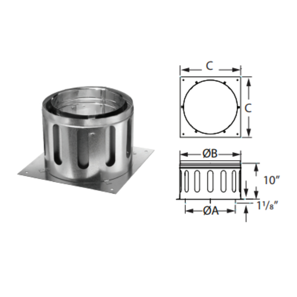 Duravent 10DCA-AP Anchor Plate