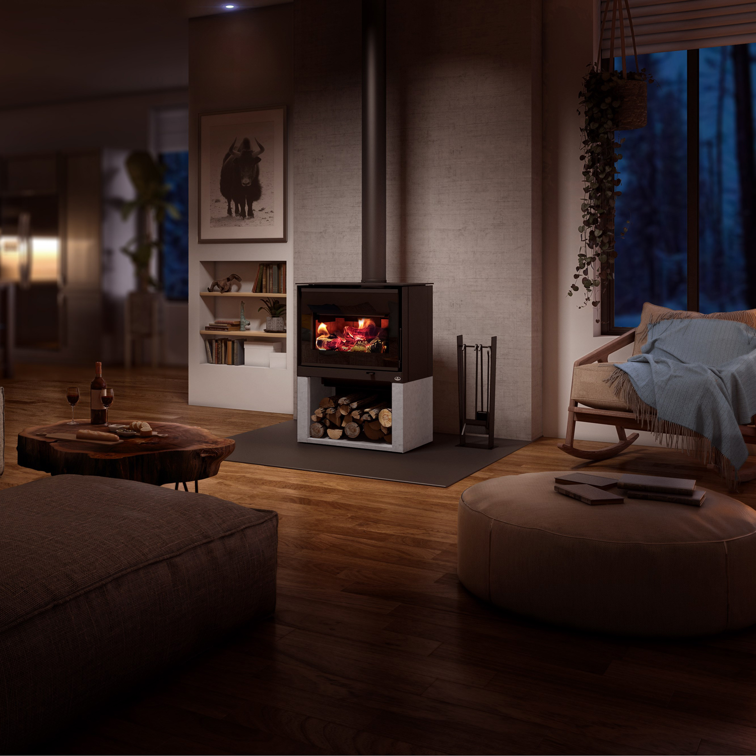 Osburn OB02042 Inspire 2000 Wood-burning Stove w/ Blower