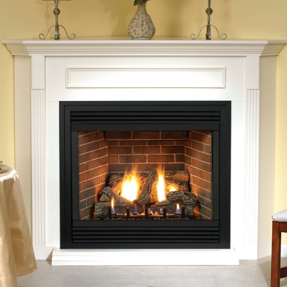 Empire DVP36FP30N Tahoe Premium DV Nat-Gas 36" Fireplace w/ Millivolt Control