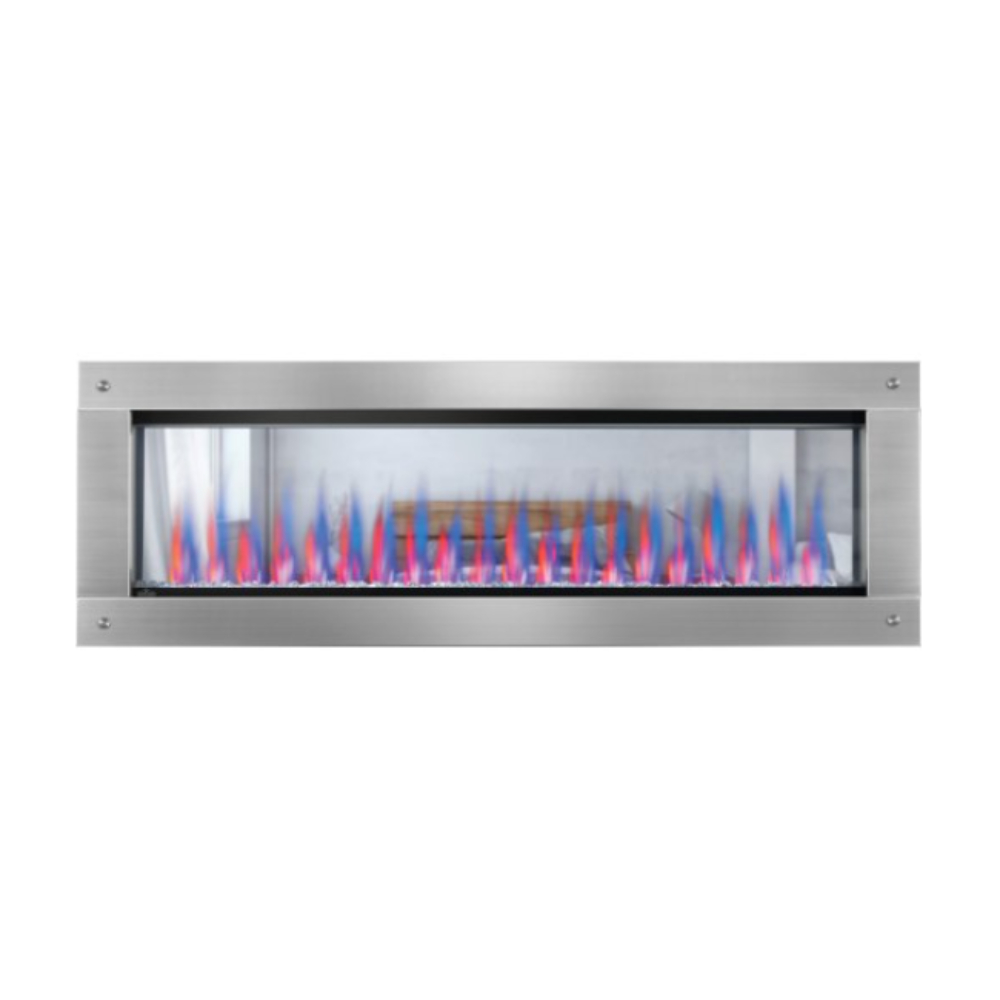 Napoleon NEFBD60HE-SS-DTRM Stainless Steel Surrounds to Accommodate 2" X 4" Wall Installation (for Both Sides) for CLEARion Elite 60