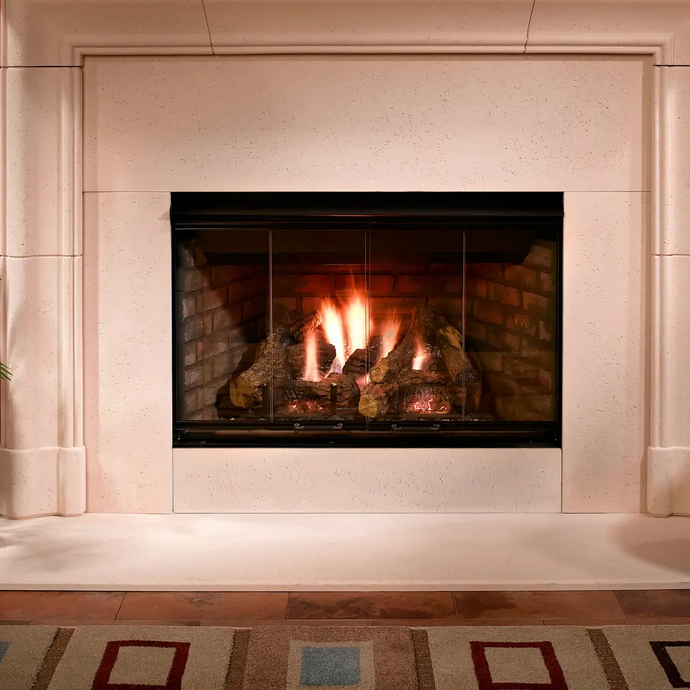 Majestic RBV4842IT Reveal 42" B-Vent Nat-Gas Fireplace W/ IntelliFire