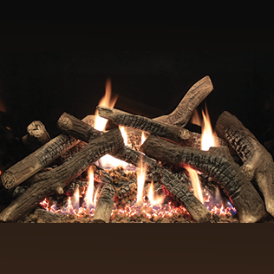 Empire LS40TINF Traditional Charred Ceramic Fiber Log Set