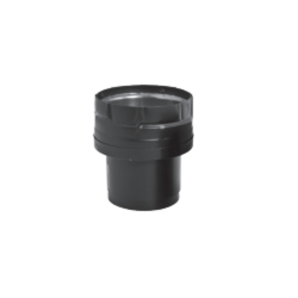 Duravent 3PVP-X4ADHB Appliance Adapter/Increaser Harmon 3" - 4" (black)