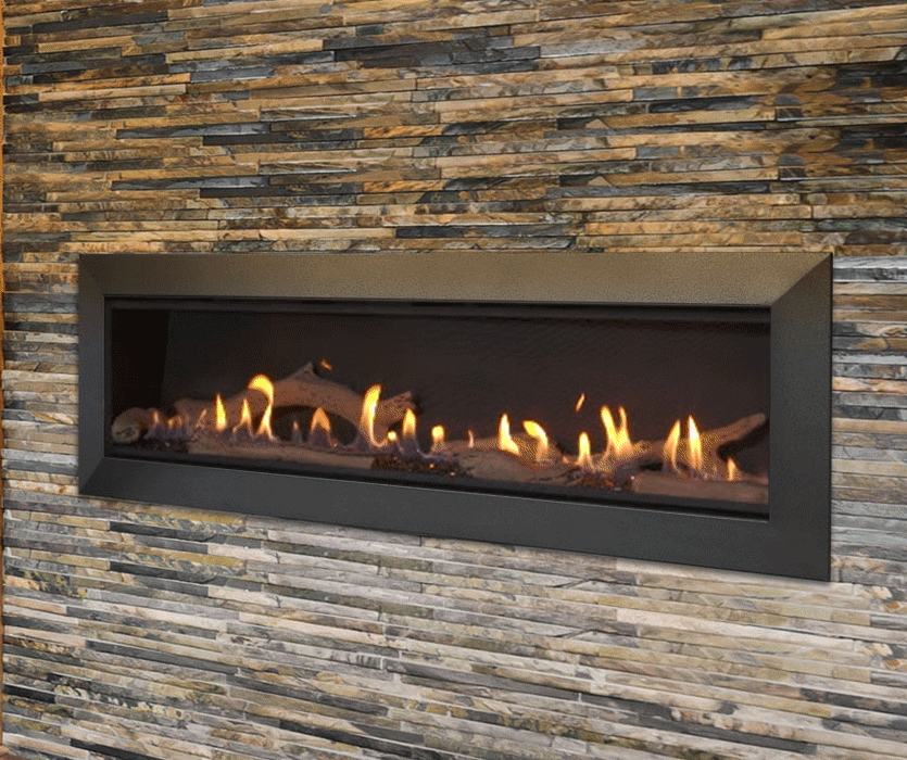 Majestic ECHEL60IN-C Echelon II 60" DV Nat Gas Fireplace w/ IntelliFire