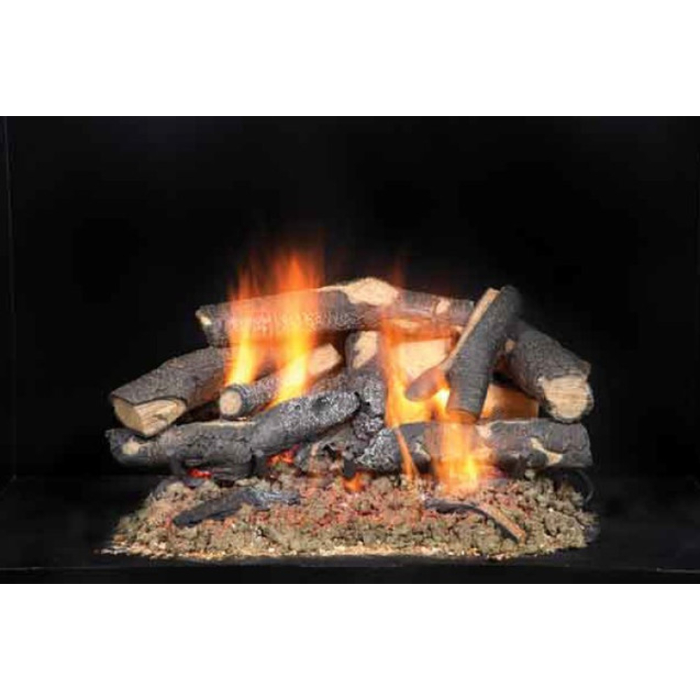 Majestic FSO30-LP 30" Fireside Supreme Oak refractory cement gas log set