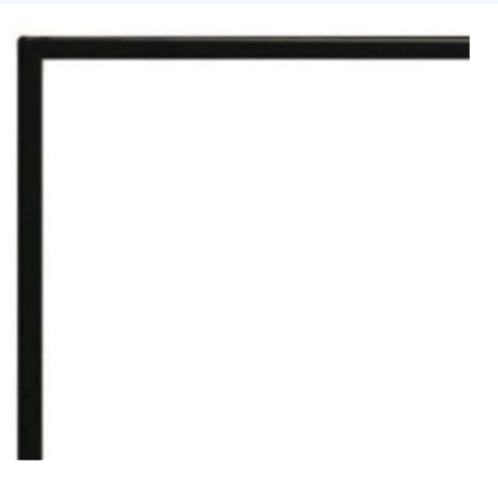 Empire DF60BL Matte Black Adjustable Beveled Trim Kit 1-in.