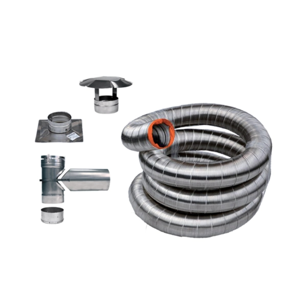 Drolet VOLKA-435 4"Diameter X 35' Stainless Flex Liner Kit