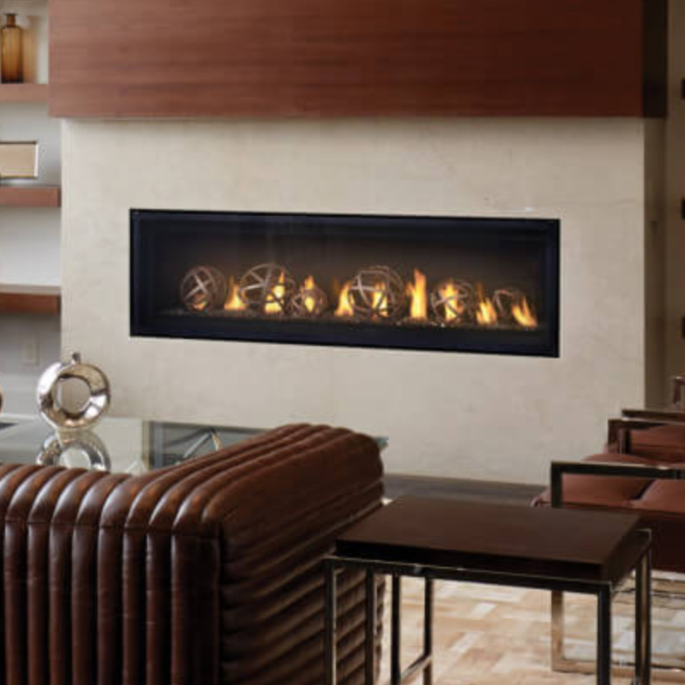 Napoleon LVX62NX-1 Luxuria 62" Direct Vent NG Fireplace Electronic Ignition