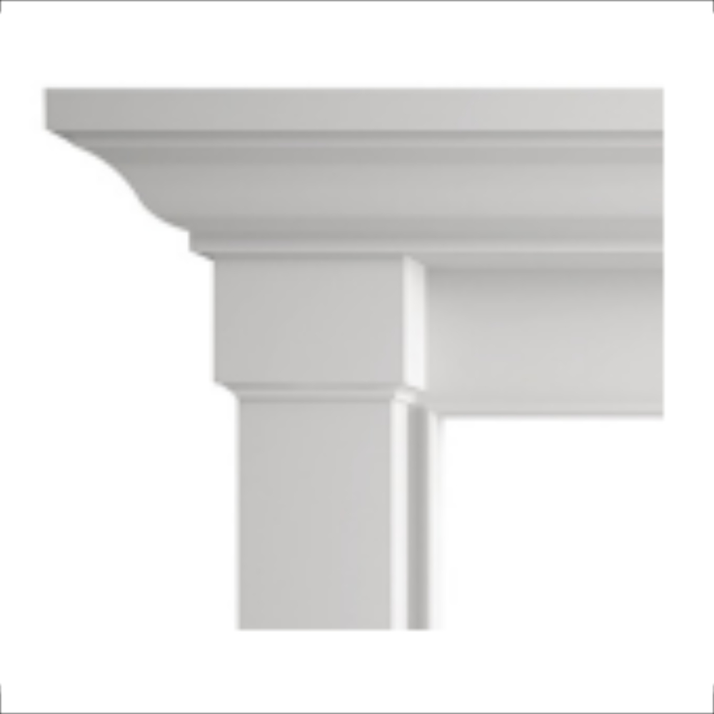 Majestic AFKDMPY Kenwood mantel shoulder sample-Primed MDF