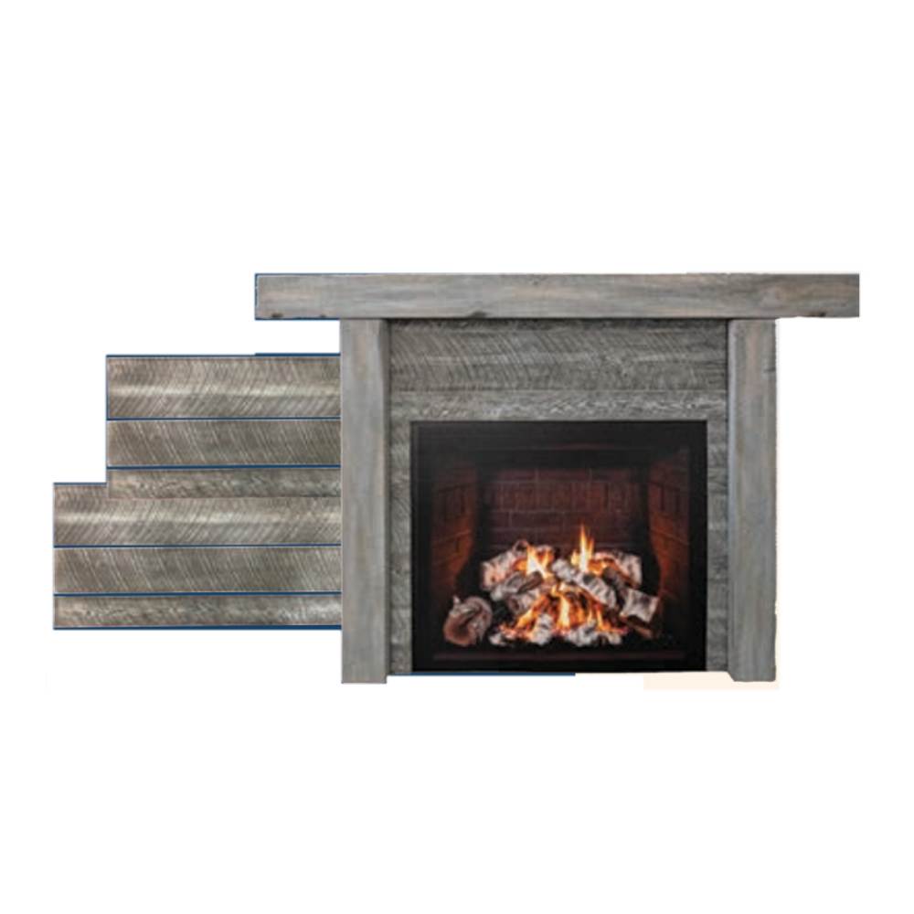 Lexington Hearth 7417 WB-K-LH-DG Wall Board Kit Dapple Grey