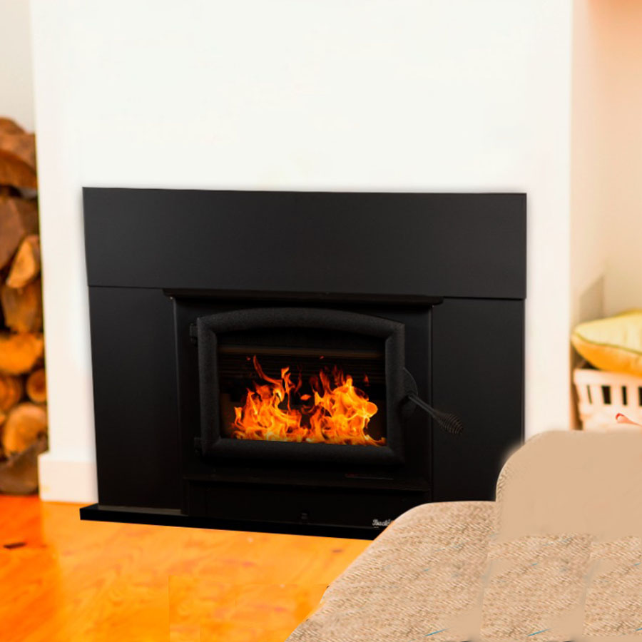 Buck Stove FP74 Model 74 Non-Catalytic Wood Stove Insert with Black Door