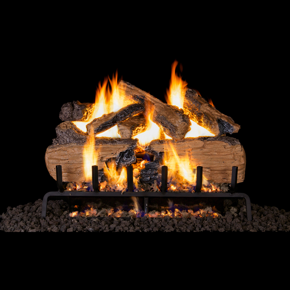 RealFyre CHS-24 24" Charred Split Log Set