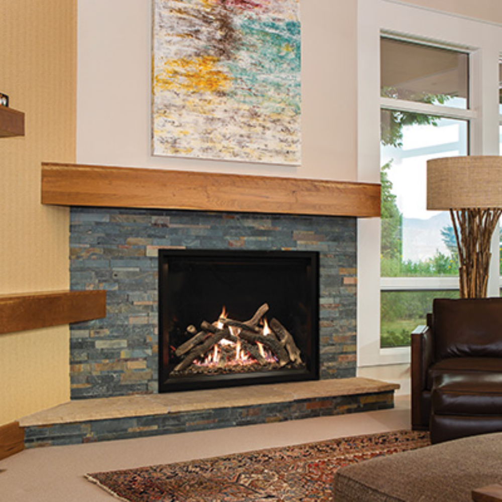 Empire DVCT36CBP95P Rushmore Clean-Face DV 36" Propane Fireplace w/TruFlame Tech