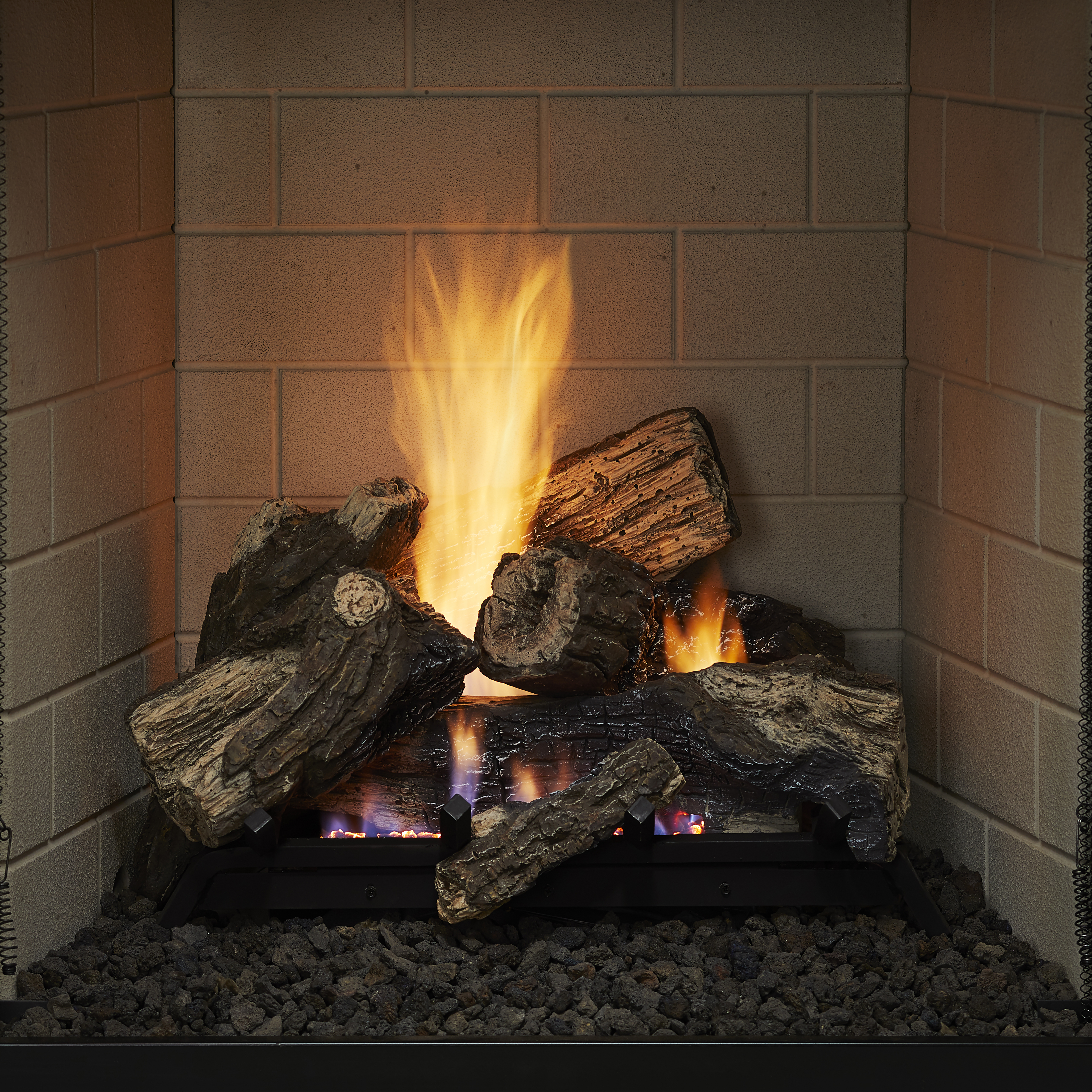 Monessen MOJO22-R 22" 8 piece Mojo Burncrete refractory log set