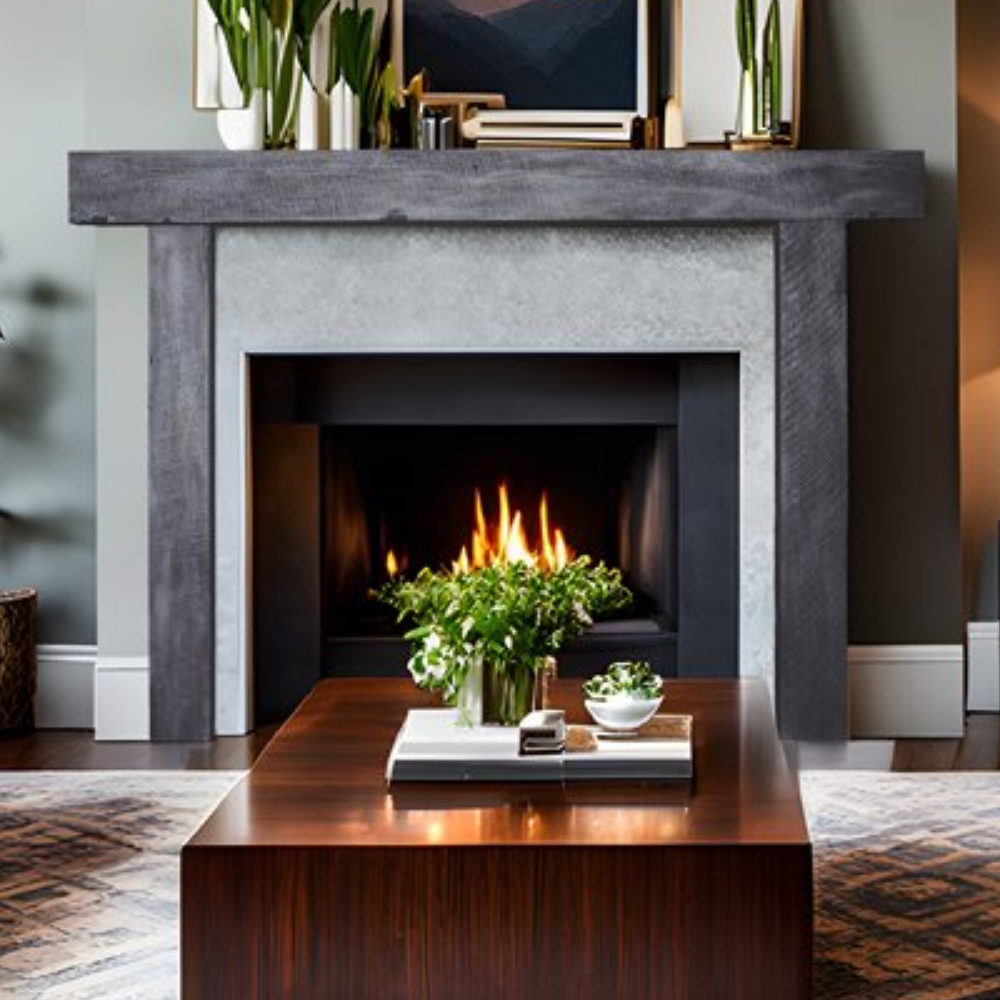 Lexington Hearth 7129 SUR-3-LH-EC Hitching Post Eclipse 3 Pc. Mantel Kit