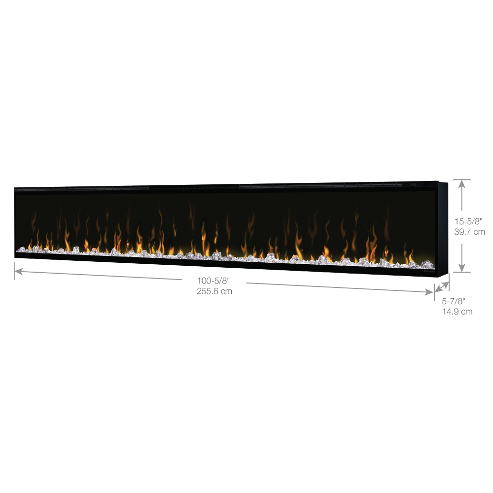 Dimplex X-XLF100 IgniteXL 100" Built-in Linear Electric Fireplace
