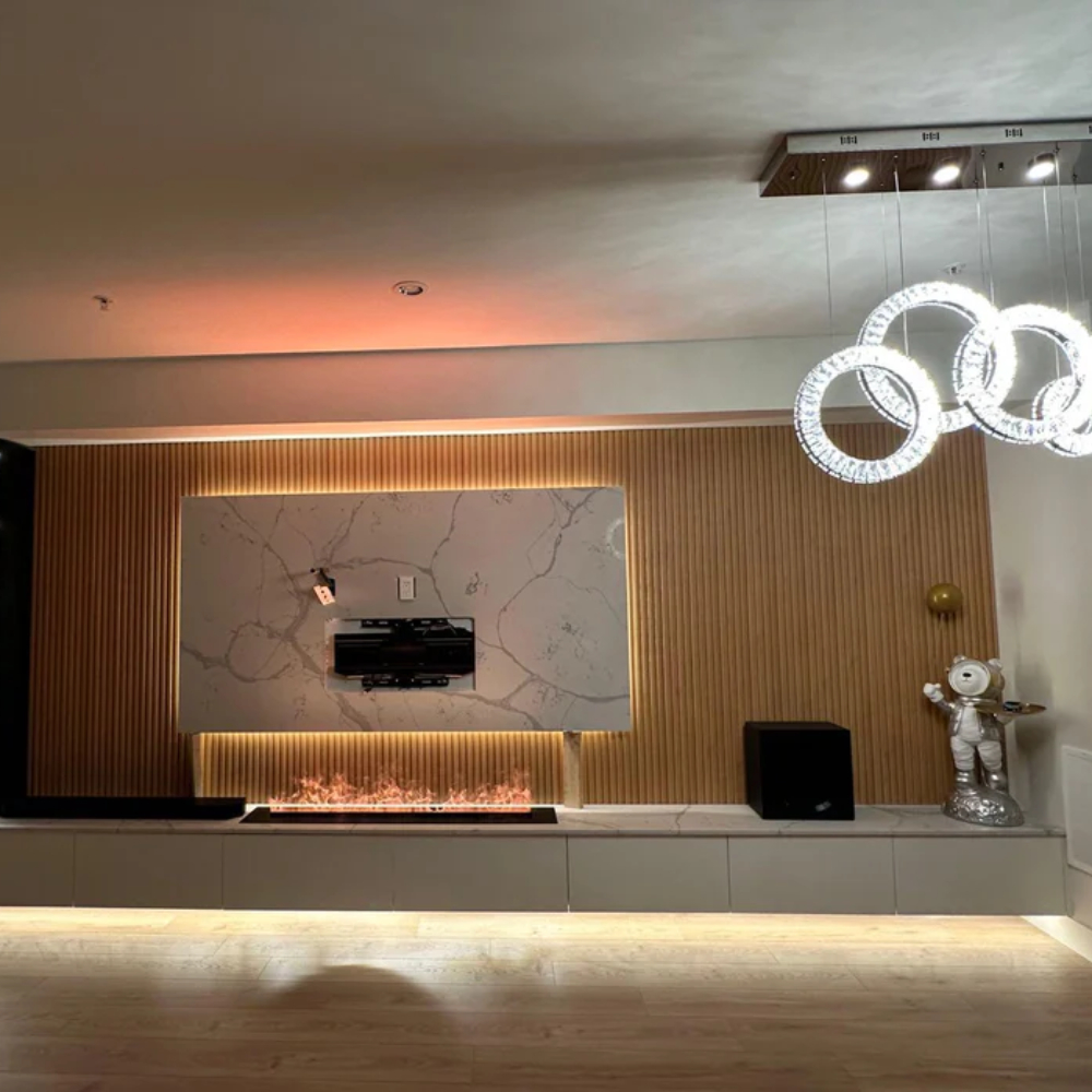 Litedeer Homes VEW60 Mercury 60" Water Vapor Smart Fireplace