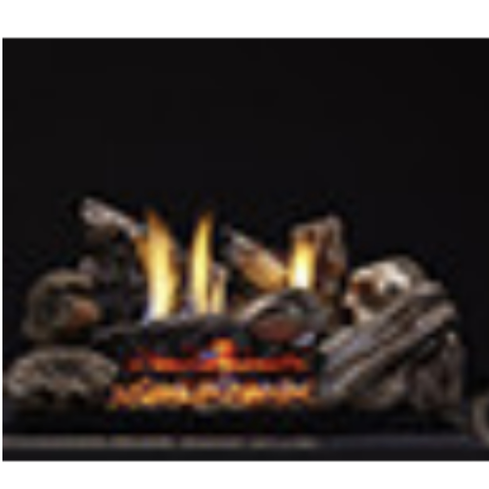 Monessen MX24-H 24" Burncrete Hybrid 8 pc Moxie Log Set