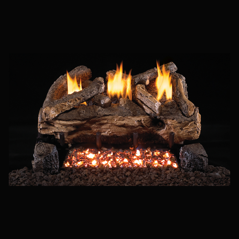 RealFyre ESV-16-18 16/18" Evening Fyre Split Vent Free Gas Log Set