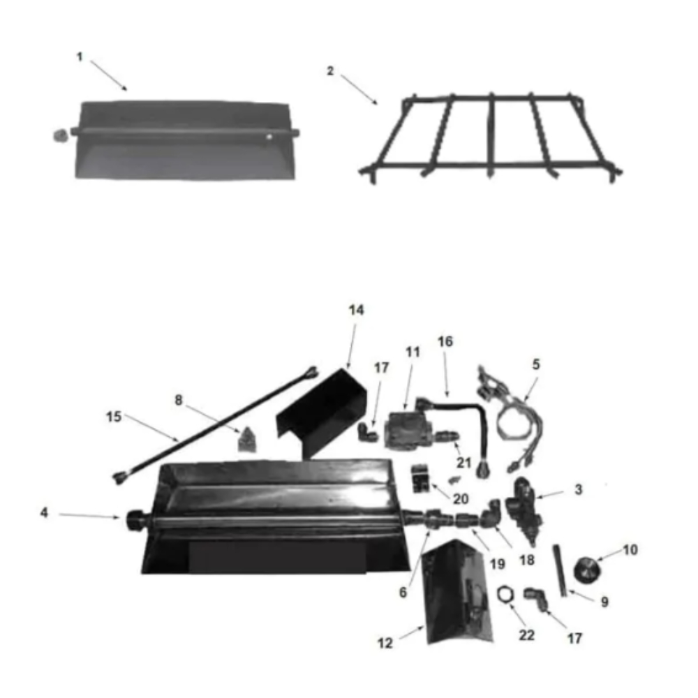 Majestic SP30NG 30" Safety Pilot Hearth Kit - 80,000 Btu/Hour Input (Ng)