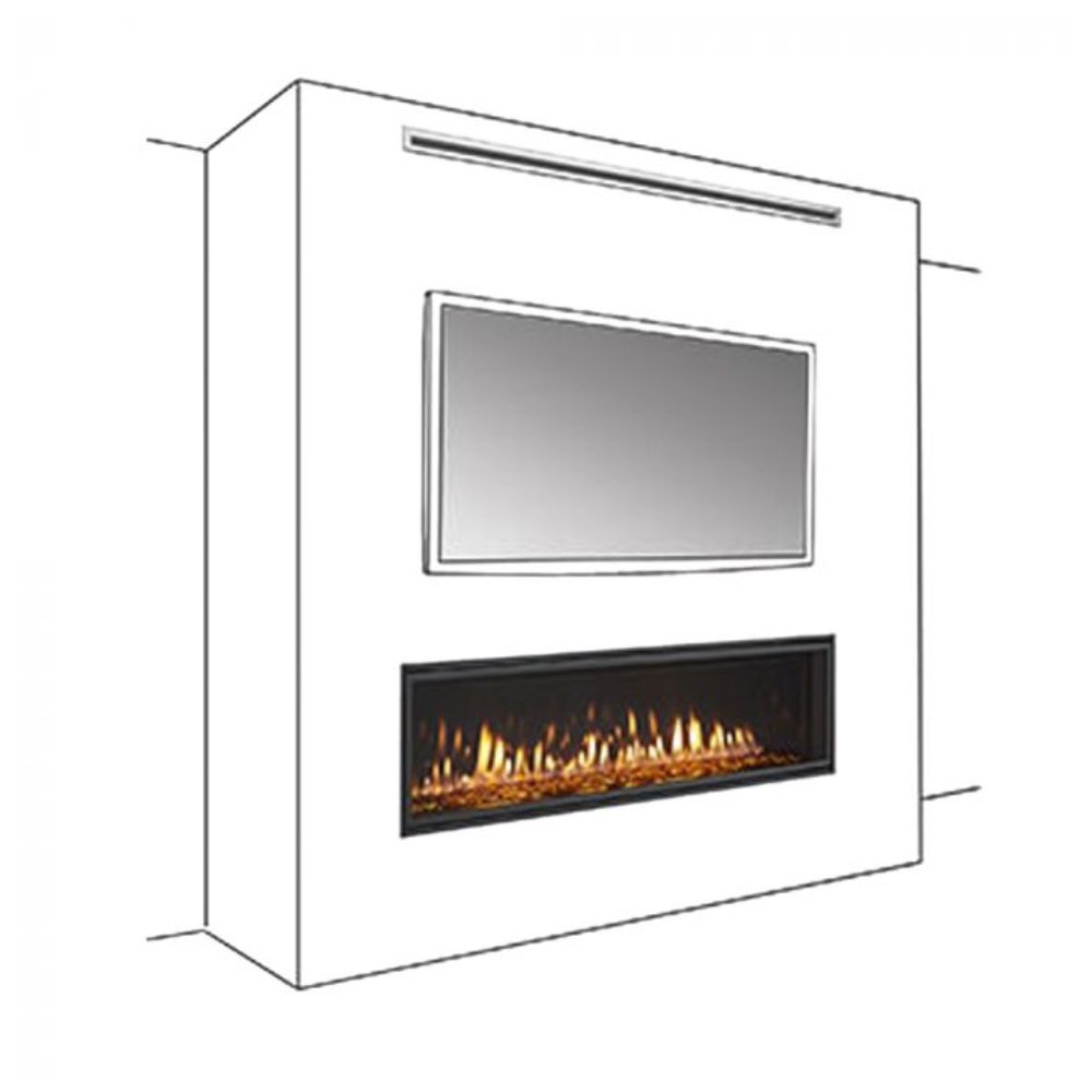 Majestic PHFR-MCE-48 Ducted Passive Heat kit for front discharge (requires PHtrim-MCE-48 front