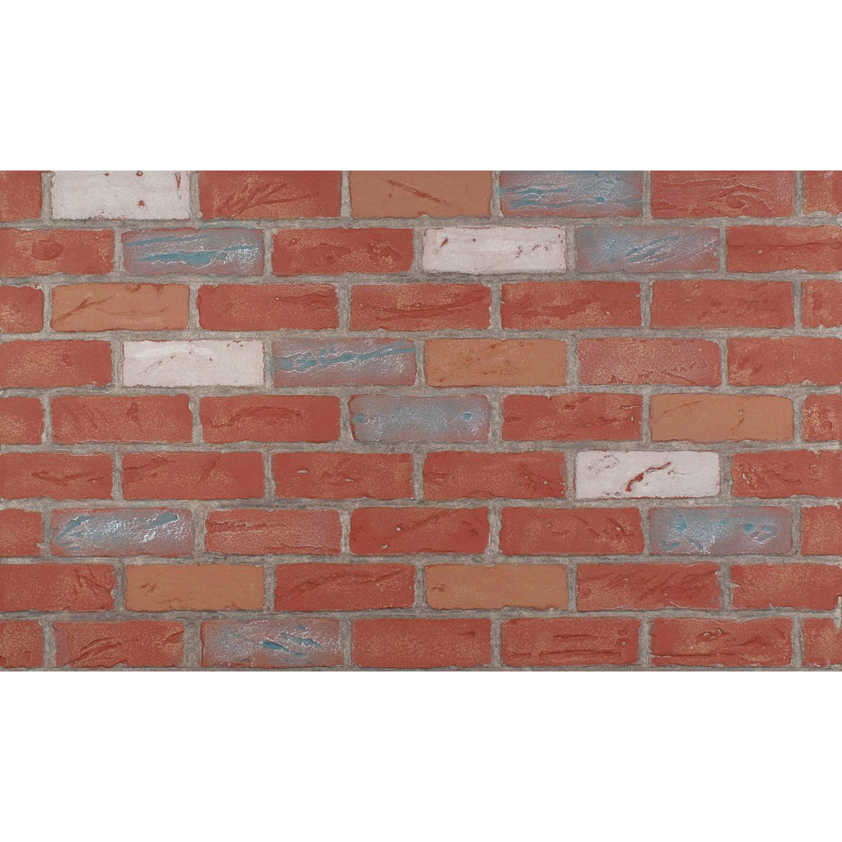 Enhance-a-Fire CH-TLD 4715 Horizontal 36” x 22” Teal Deal Clinker Brick 5/8” Thick Premium Fiber Panels 2-Set