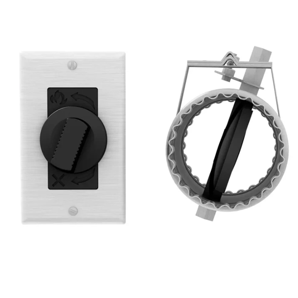 Osburn AC01349 5'' Diameter Fresh Air Intake Register With Airtight Damper