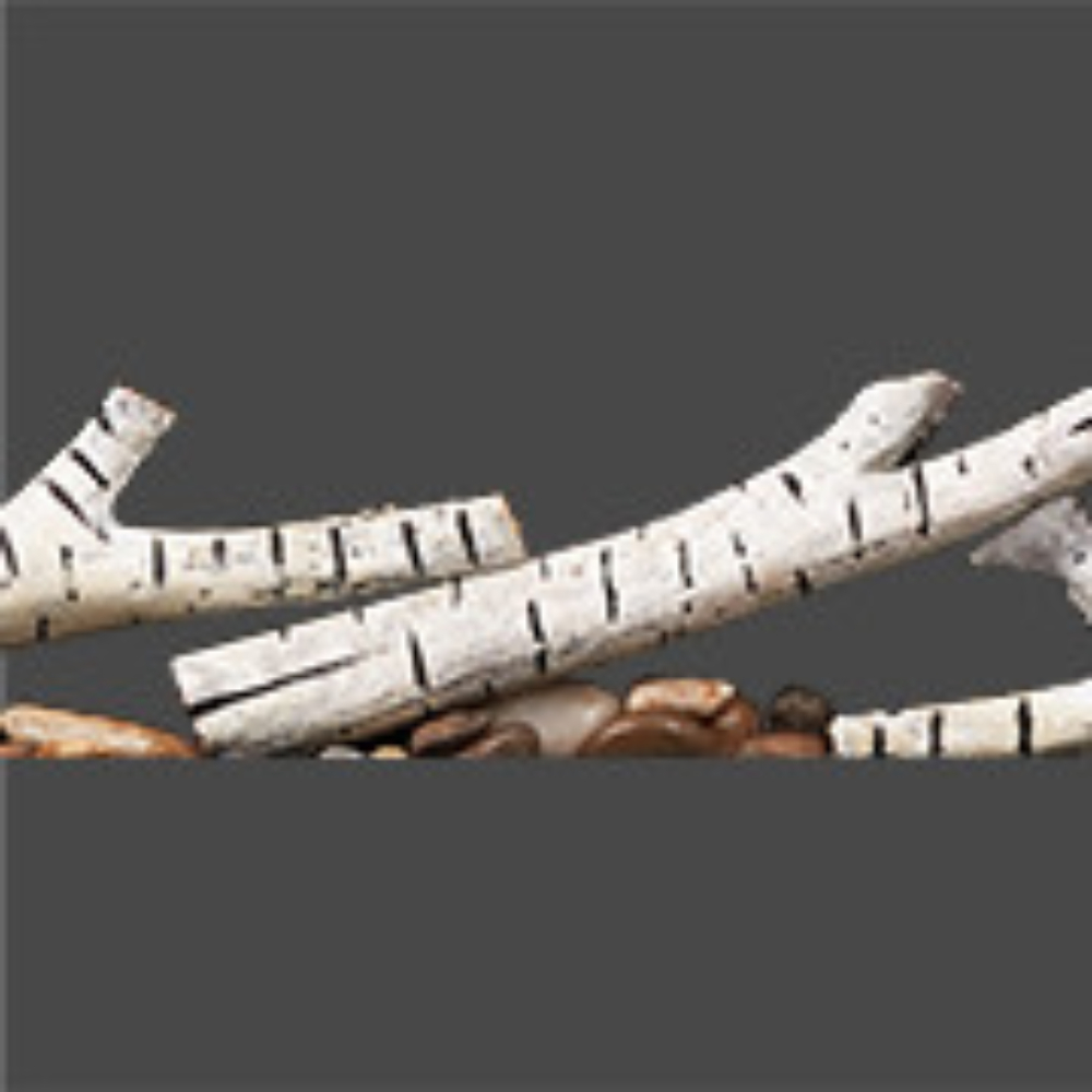 Napoleon NEF-BLRAK72 Birch Log Kit with Rocks for Entice 72