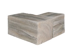 Lexington Hearth 7434 GM-CO-LH-WG Grist Mill Weathered Grey Corner Mantel