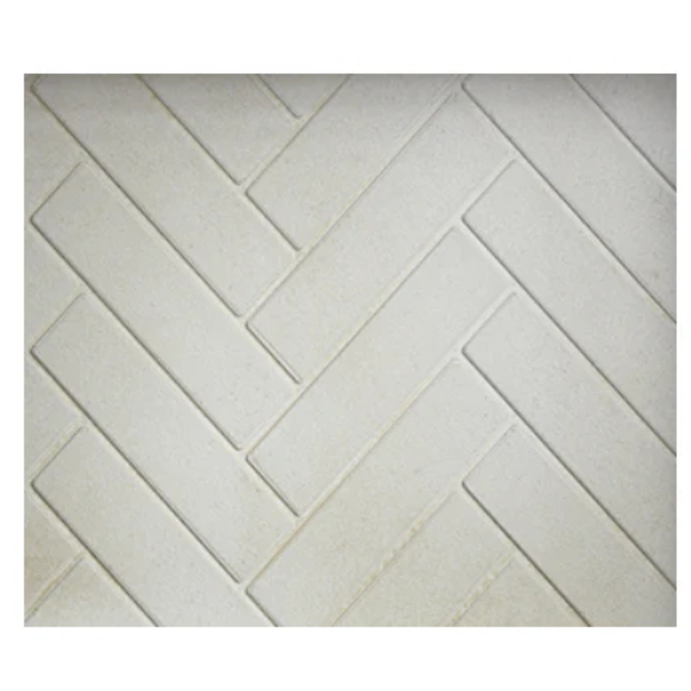 Majestic AMMHB42 Natural Gray Molded Brick Panels Herringbone