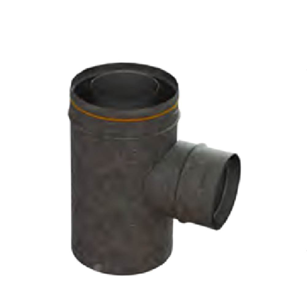 Duravent 35CVS-T3B 3x5 Diameter Incr.Tee W/Cleanout Black