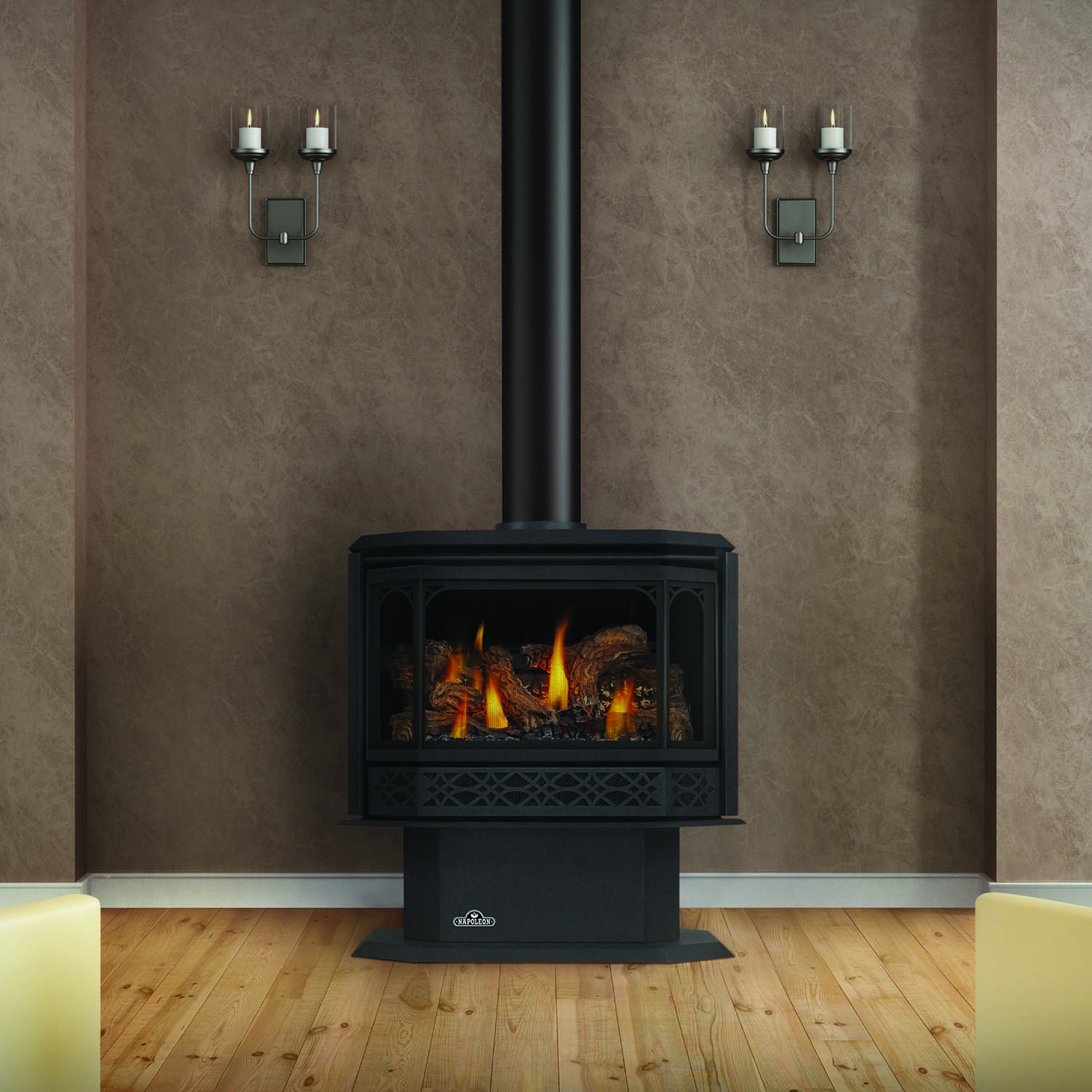 Napoleon GDS50-1NE Havelock Direct Vent Natural Gas Stove w/Electronic Ignition
