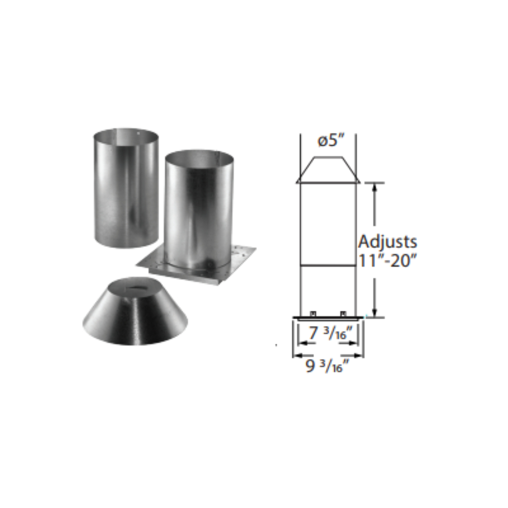 Duravent 35CVS-IS Attic Insulation Shield