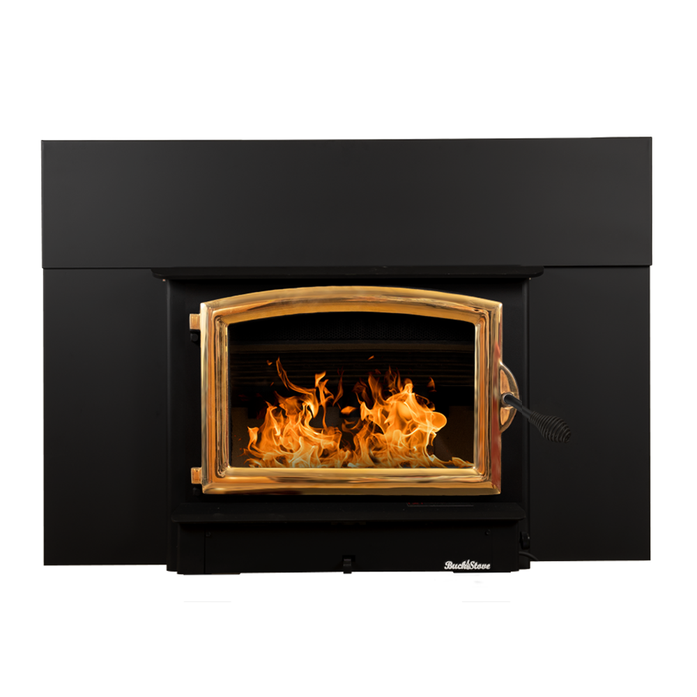 Buck Stove FP74G Model 74 Non-Catalytic Wood Stove Insert with Gold Door