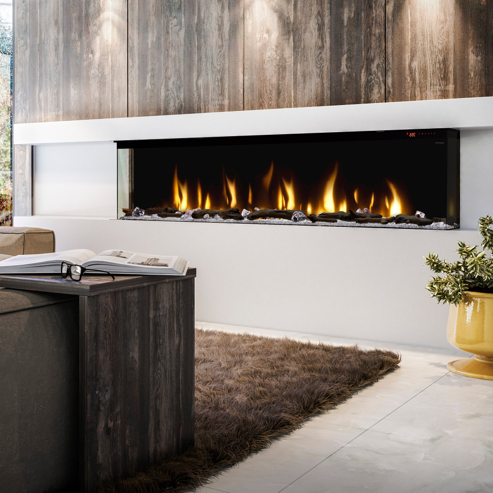 Dimplex X-XLF7417-XD Ignite Bold 74" Built-in Linear Electric Fireplace