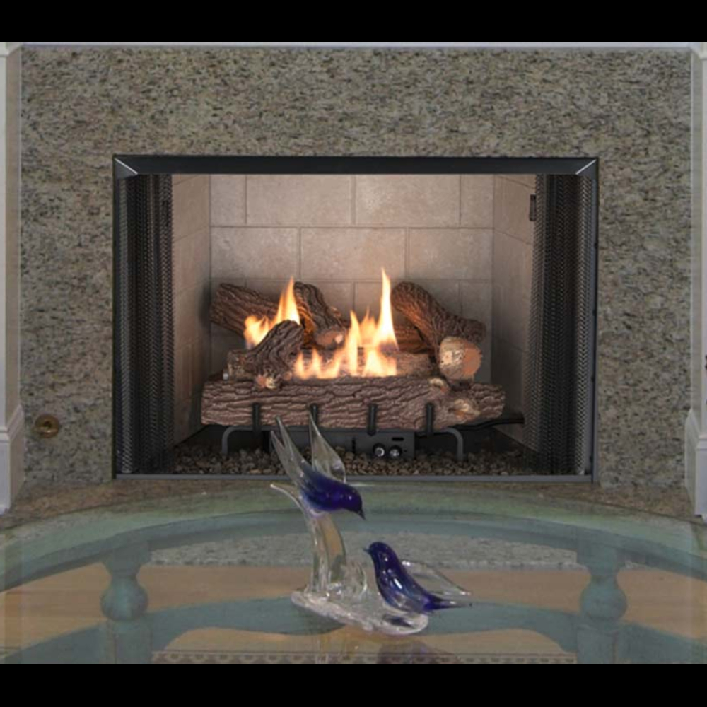 IHP Superior VRT2542WS 42" Firebox with 24" Tall Opening Wht Stk Refractory Panels F3304