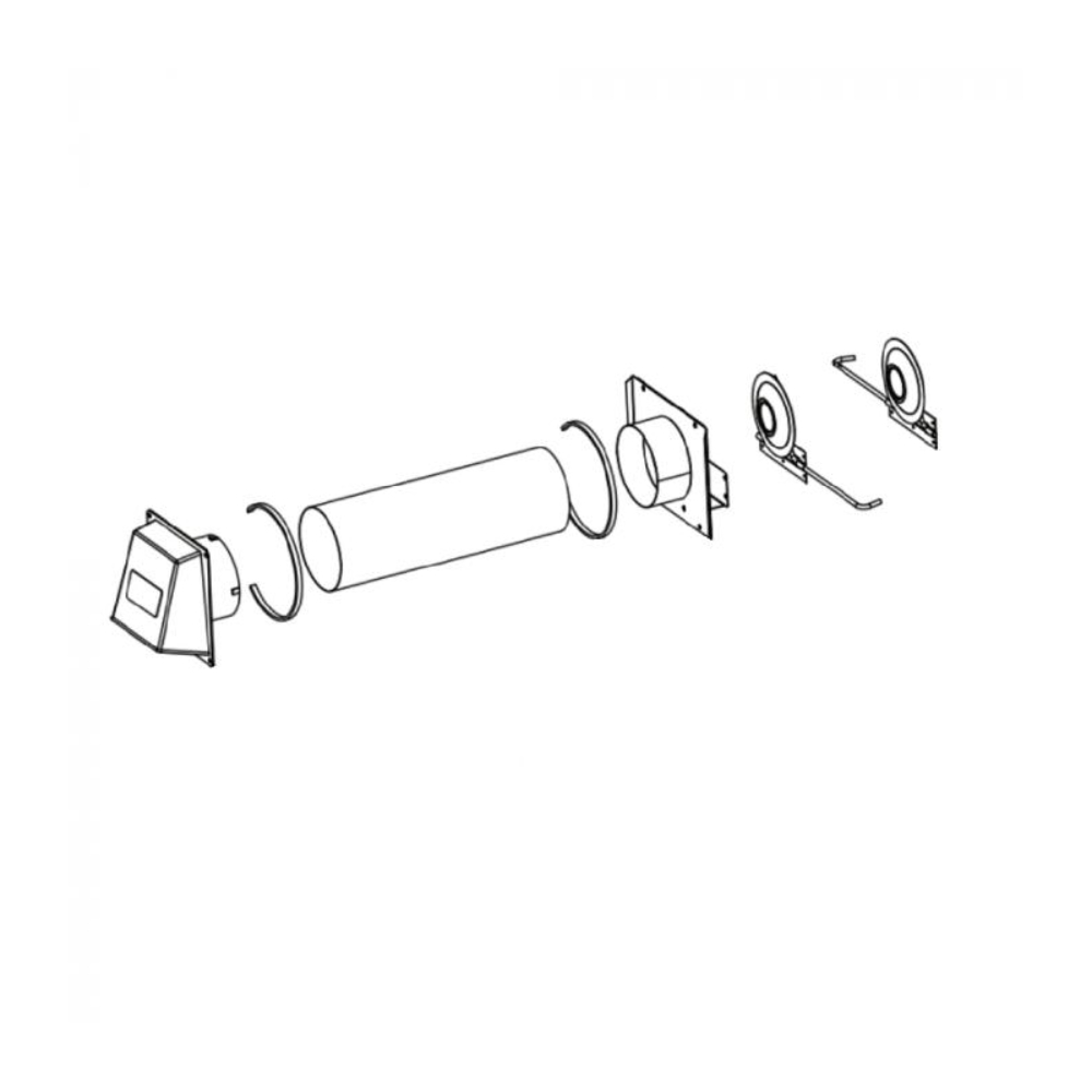 Monessen AK22 Outside air kit - (flex not included)