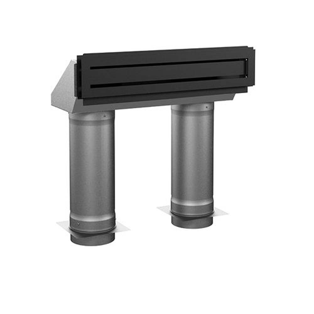 Drolet AC01389 Modern Hot Air Gravity Kit With Adjustable Pipes